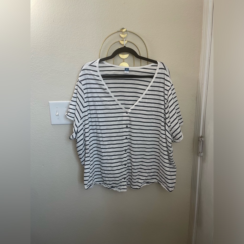 4X Old Navy Striped Crop Top